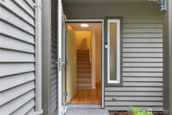 Welcoming entry