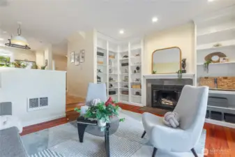 Custom bookshelves