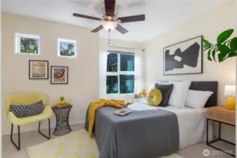2nd, well-lit, spacious bedroom
