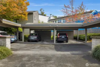 Reserved carport parking