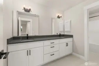 Photos of a previously built home with similar finishes that are virtually staged. Builder reserves the right to make changes to plans & specifications without notice. Features vary by plan. Buyer to verify square footage.