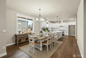 Dining and Kitchen *Virtually Staged