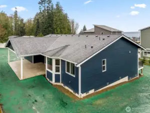 Large backyard with space for all your needs!