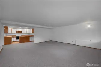 View of the 2nd kitchen from the lower level living room