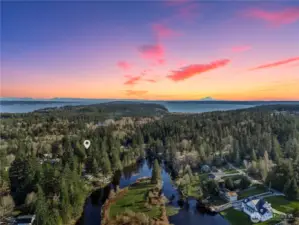 Incredibly located in the Lost Lake Neighborhood on Camano Island!