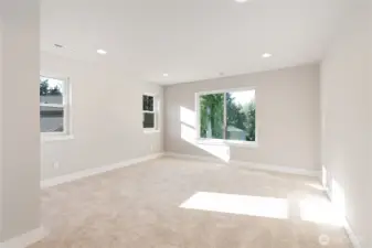 Bedroom #3, premium carpet throughout with the thickest padding you can get, with a Jack and Jill shared, full-service bathroom between the 4th bedroom.