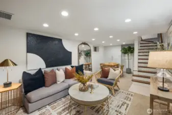 Lower level can be a primary suite or rec room