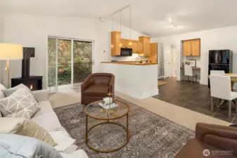 Home #2: This home has space for everything, including a little built-in workspace.