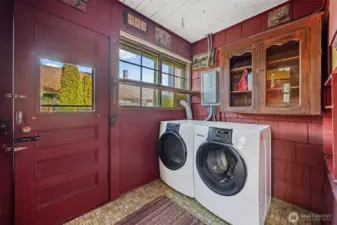 Laundry Room on main floor with basement access