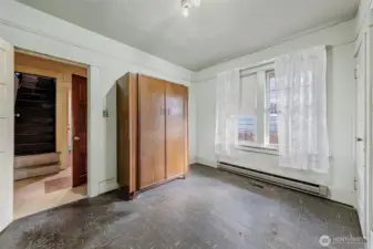 Bedroom 1 with large closet