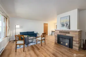 Bright and open living room.