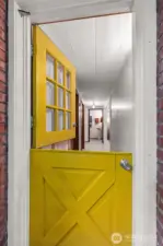 Cutest dutch door.