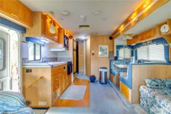 Motorhome available as addition to land offered for sale