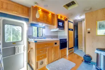 Motorhome available as addition to land offered for sale
