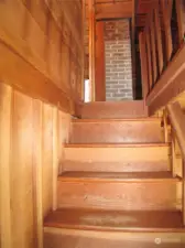 Stair case to upstairs.