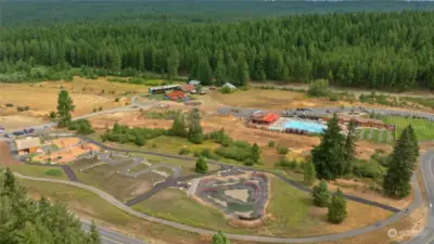 Aerial view of Nelson Farm