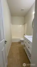 Upstairs main hall  bathroom