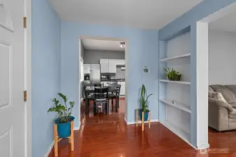 View of the kitchen