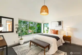 Primary suite on top floor