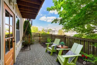 Back patio