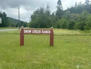 Property is located in Snow Creek Ranch just off Hwy 101.