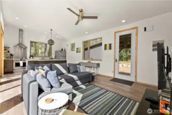 Tranquil setting — Every window frames forested beauty, bringing nature into daily life.