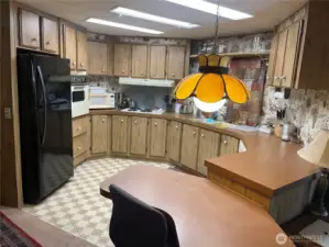 and the kitchen is equally of good size!