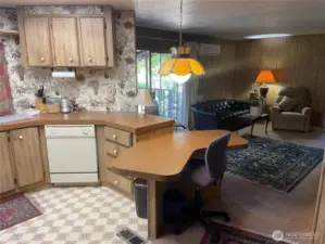 Great room effect with the family room just beyond