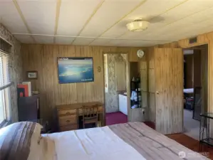 Primary Suite. Currently has a king size bed!!!