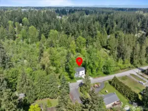 1.7 acres of wooded property that is hard to find in Seattle, Everett, or the eastside.