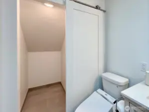 Closet in bath
