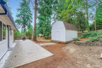 Extra large storage shed