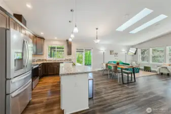 Modern finishes and great flow for entertaining!