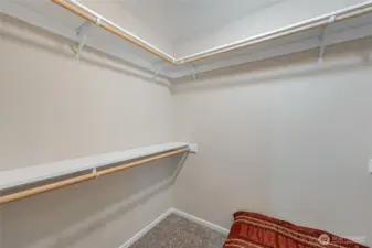 Main bedroom with walk-in closet