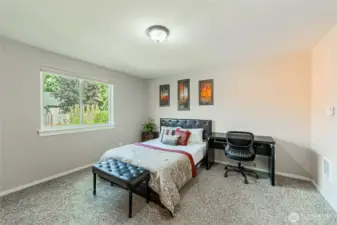 Main bedroom with large window lets in plenty of light!
