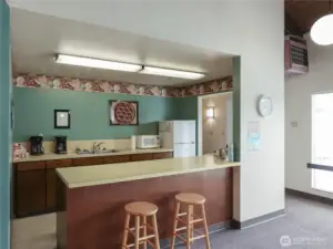 Kitchen within clubhouse
