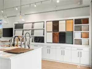 Make your home uniquely yours — select finishes in our local design studio!