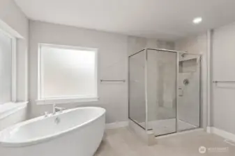 Primary Bathroom - Photos are for representation only.  Features, colors and selections may differ from photograph. See site agent for details.