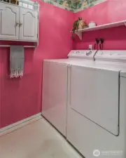 Main floor laundry room