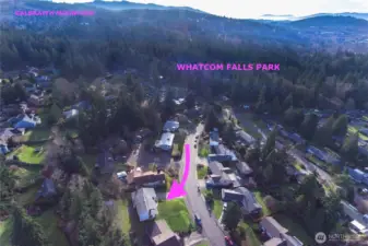 Ride your mountain bike through Whatcom Falls Park to Galbraith Mountain