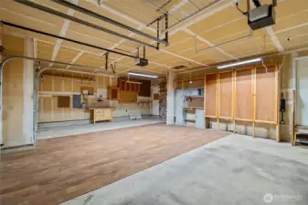 3 car garage. Perfect for cars, hobbies or rec space!