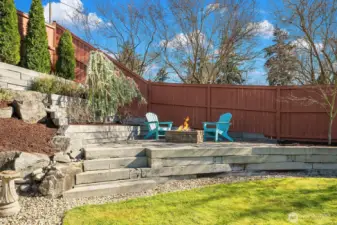 Kick up your feet and relax next to a cozy fire.