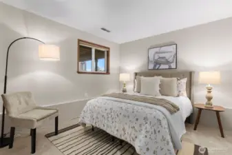 Bedroom #4 (in basement).