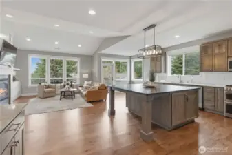 Kitchen/Living Room Open Concept