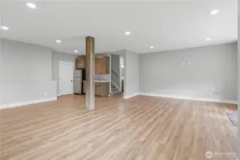 Family Room in Lower Level