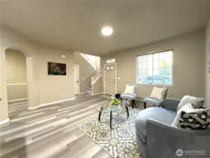 New flooring in main