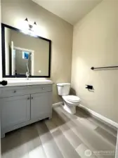 Main level half bath