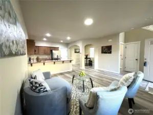 How nice your home with open concept!