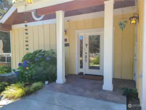 Front Entrance with water feature