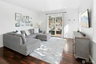 Entertaining area and access to the lake view spacious deck.